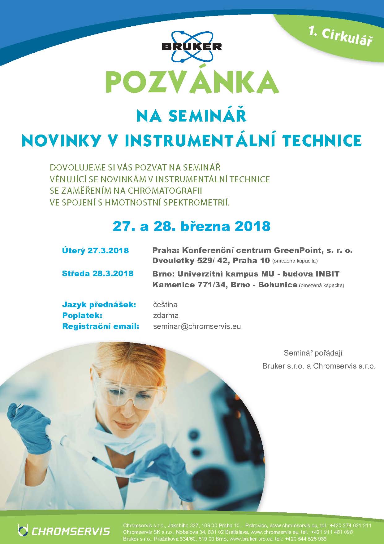 Seminář Bruker 2018
