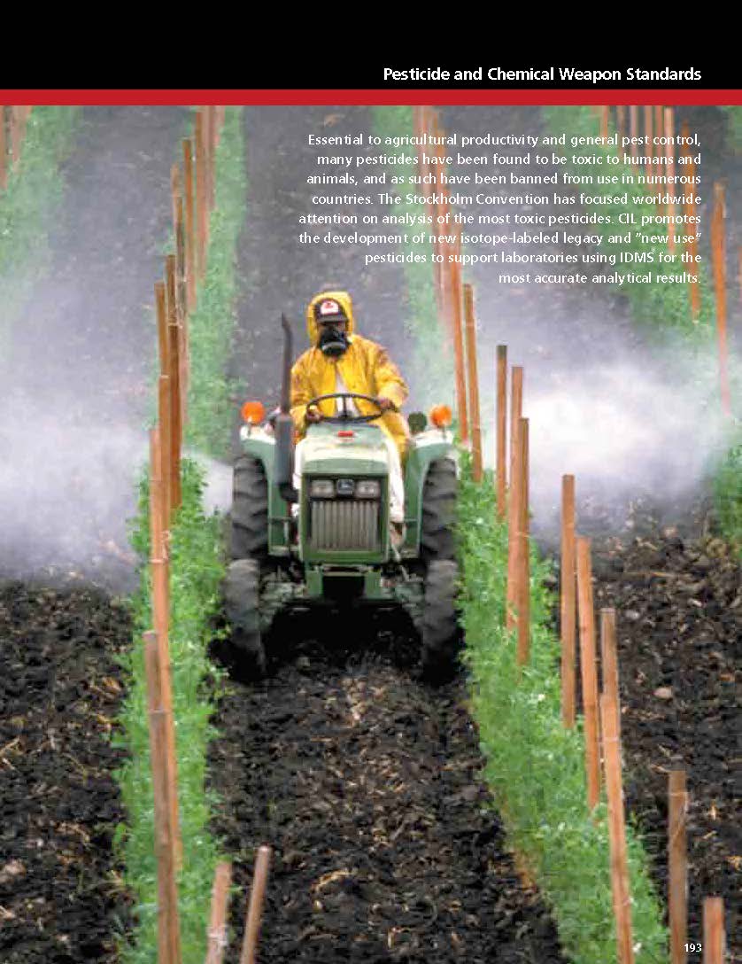 CIL - Pesticide and Chemical Weapon Standards