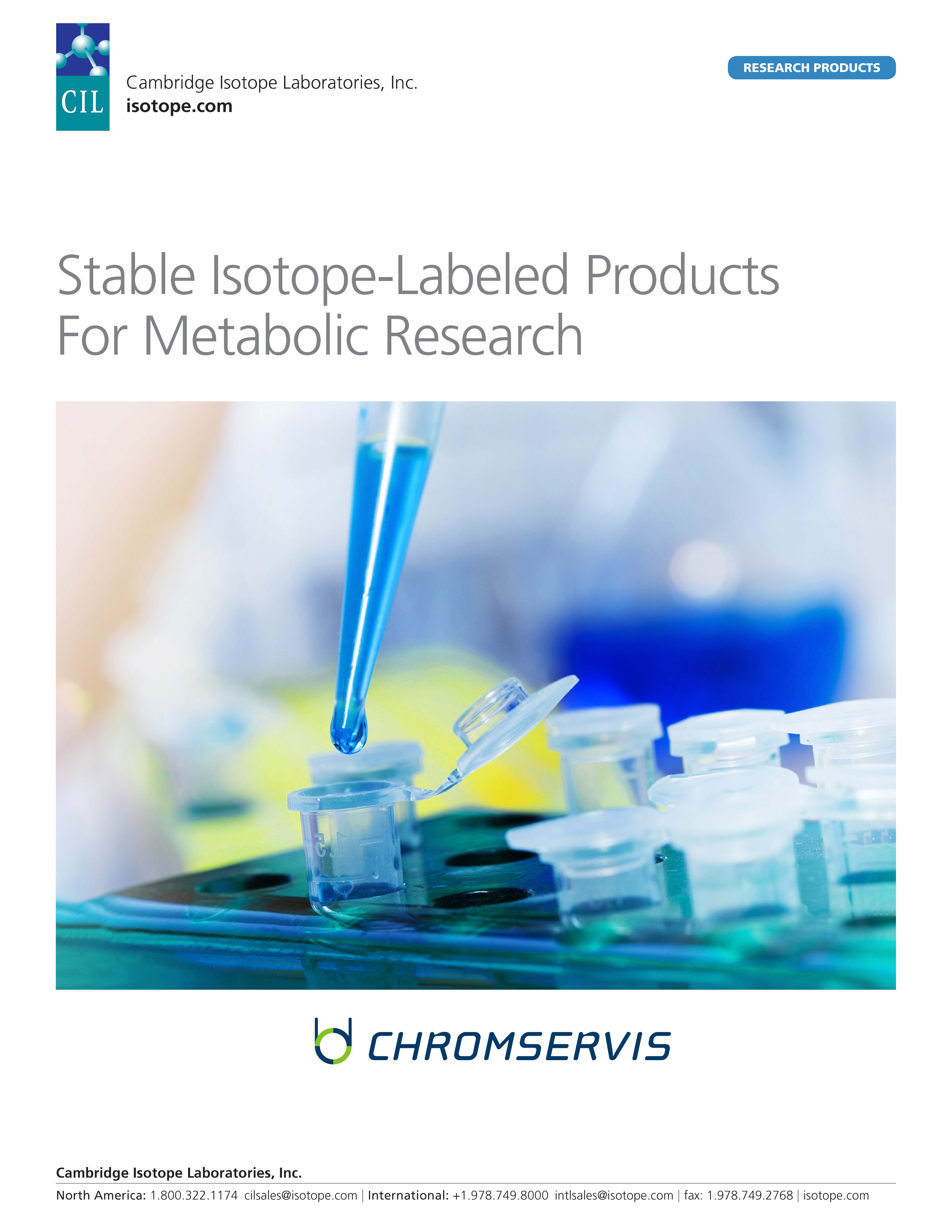 Stable Isotope-Labeled ProductsFor Metabolic Research