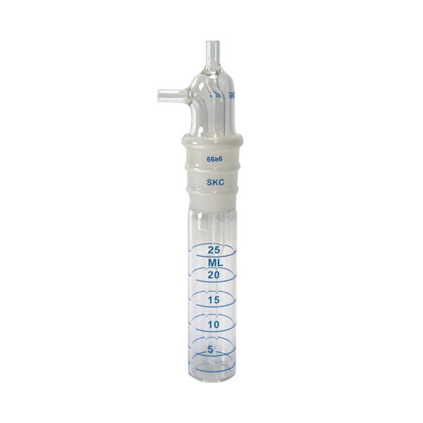 IMPINGER, glass, 25ml, standard nozzle