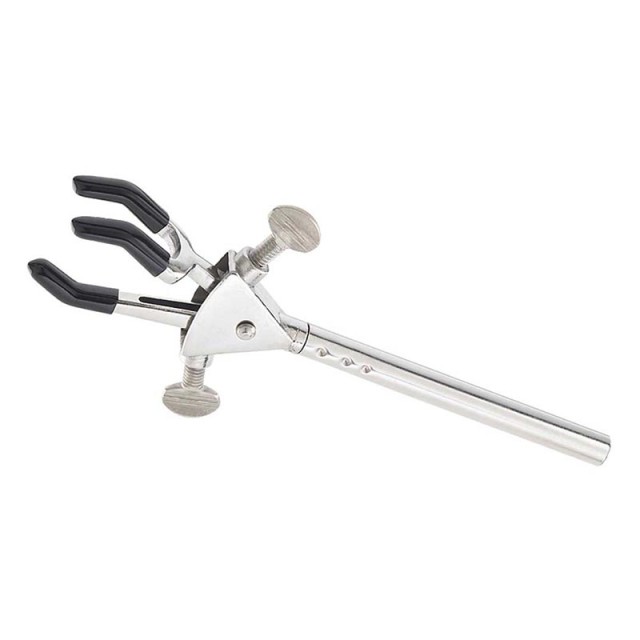 Clamp, Multi Purpose, 3-Prong Stainless Steel Dual Adjust, Medium