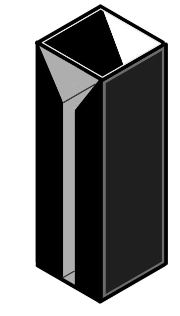 Micro-cell 1000 µl (1ml), quartz, 10mm