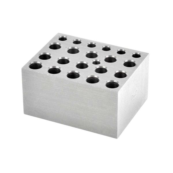 Modulární blok kombinovaný na mikrozkumavky s objemem 2, 1,5 a 0,5 ml, 21 jamek