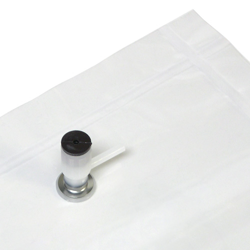 Tedlar bag 0,7 L with single PP fitting, for use  with VAC-U-TUBE (PK/10)