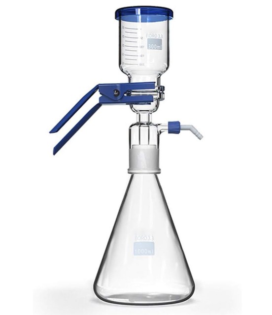 Universal filtration apparatus, 47mm D.,funnel 300 mL, 1L flask