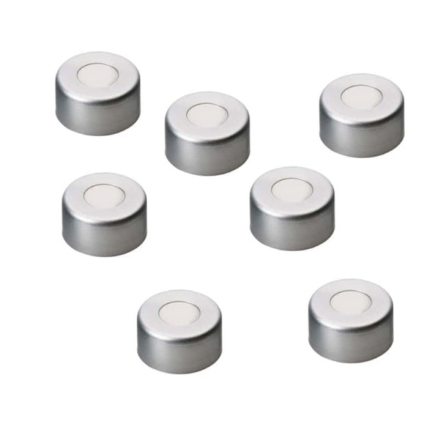 Al caps with septa PTFE / orange silicone 1000pcs
