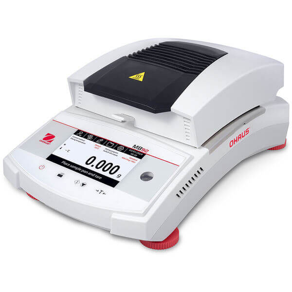 Moisture analyzer OHAUS MB 92, weighing 90g, parts 1mg, IR Carbon fiber heating