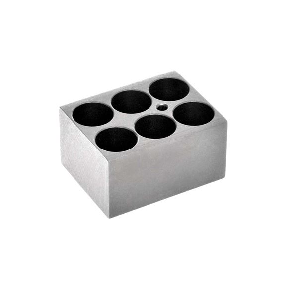 Modulární blok na vialky s průměrem 28 mm, 6 jamek