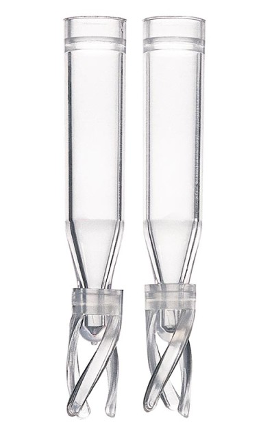 Polypropylene insert with polymer feet, 100-250 µl, 5.8 x 29 mm, 100 pcs