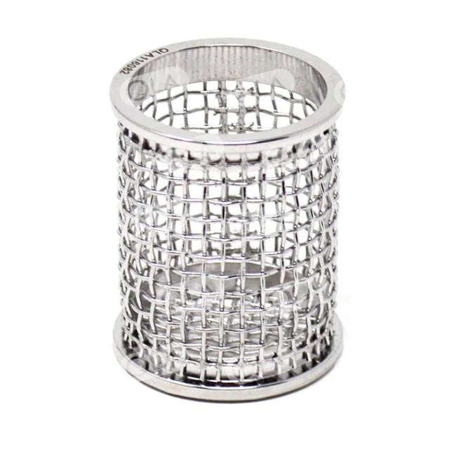 10 Mesh Clip Style 24.5mm ID Basket, 316 SS, Serialized