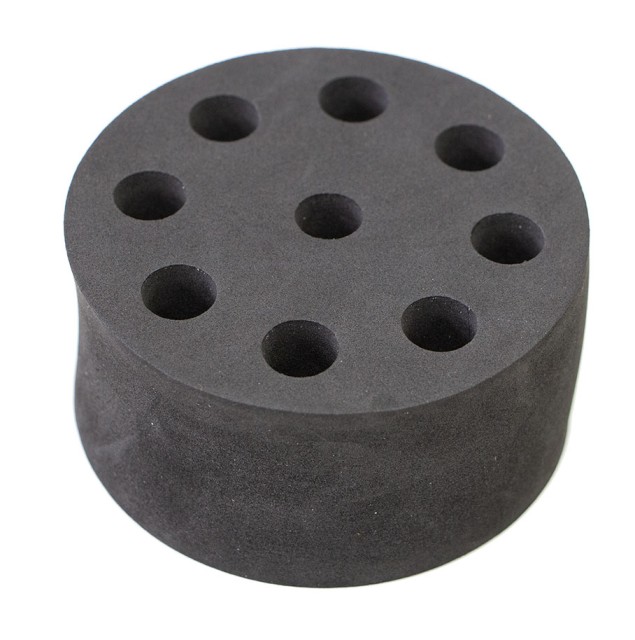 VT1.3.4  Tube adapter, for 8 holes test tubes, O 16mm, used with VT