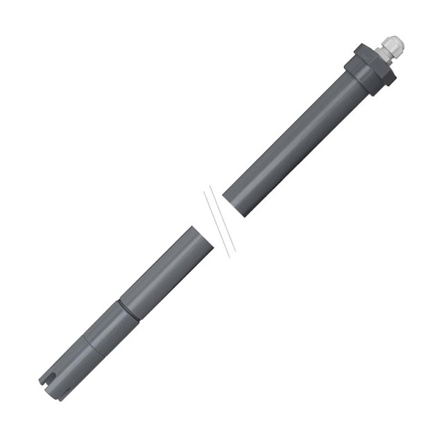 CHS-Waterdip - immersion fitting for sensors PG13,5, 12 mm, PVC material, length 2 m