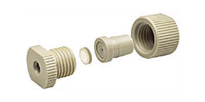 Filter, PEEK, In-Line, complete, frit Ti PEEK-encased 0.5 µm