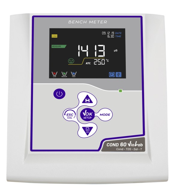 COND 60 VioLab without conductivity Cell, with Cell holder, standards and accessories.