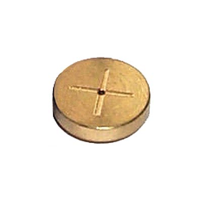 Inlet Seals, Cross Disk, 0.8mm Gold Plated, 10pcs