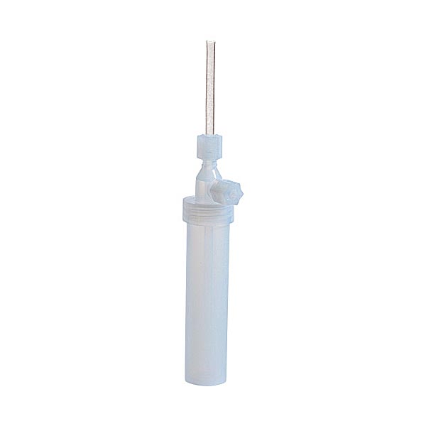 PFA IMPINGER 60ml with 1/4" vertical and side ports