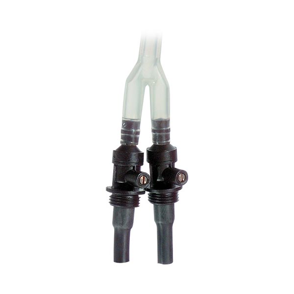 Adjustable low flow holder for 2 sorbent tubes