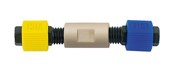 Union, PEEK, LP 0.75 mm bore, complete