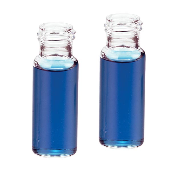 Vialka 2 ml, 12 x 32mm,ROBO  šroubovací se závitem 9 mm, čirá, bez popisky, 100 ks