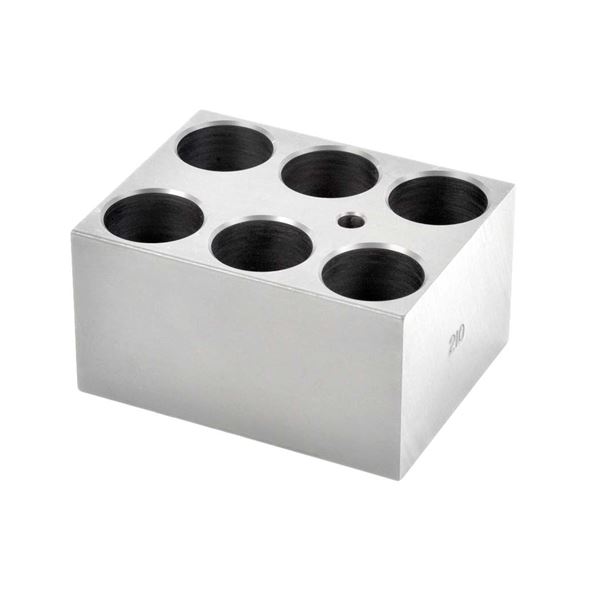 Modulární blok na zkumavky s průměrem 25 mm, 6 jamek