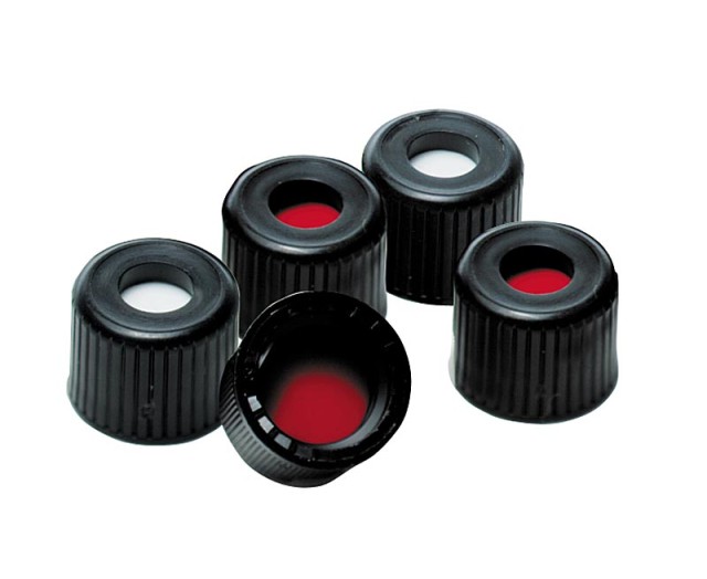 10mm screw caps with Tan PTFE/Silicone, 1000 pcs