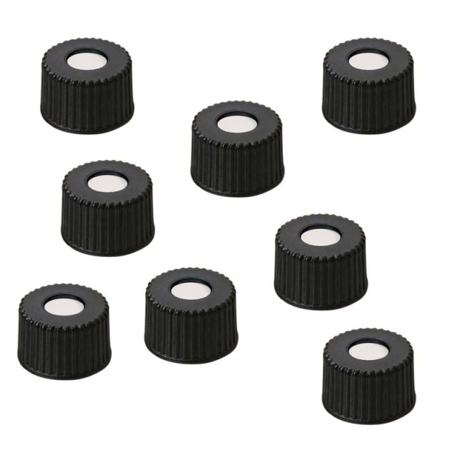 8mm RED PTFE/Silicone in Black 8-425 cap, 1000 in zip lock bag