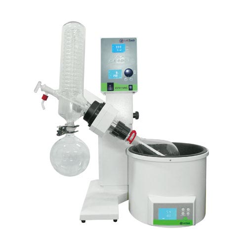 EV400-V Rotary Evaporator - Motorized vertical lift - Vertical condenser - 230°C - 300rpm