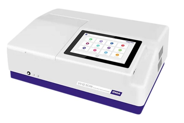 Spektrofotometr ONDA UV-52 z podwójną wiązką i zmienną szerokością pasma (0,5–1–2–4–5 nm)