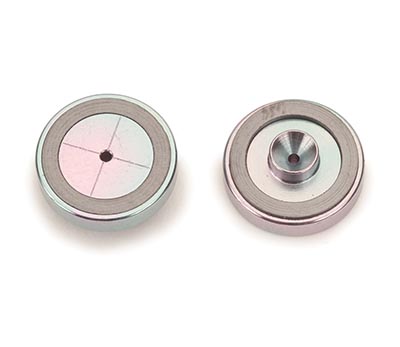 Inlet Seals, Dual Vespel Ring, 0.8mm Siltek Treated Cross Disk, 2pcs