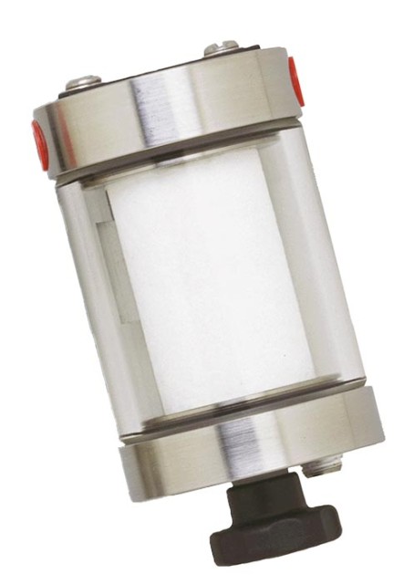 Coalescing filtr 2", Stainless steel, housing material: glass