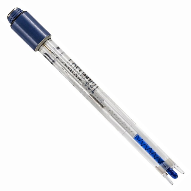 pH electrode mod. POLYMER PLAST DIN, range pH  0…14, temp. 0…+60 °