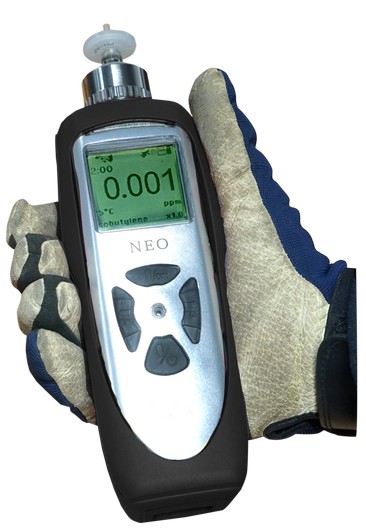 Watchgas NEO PPB (černé pouzdro) 0,001 – 15,000 ppm VOC, PID detektor,  BLE (Bluetooth Low Energy)