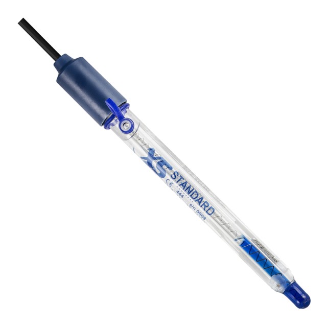 Glass pH/T electrode STANDARD T-BNC, ceramic diaphragm, BNC/Cinch connectors (1m cable)