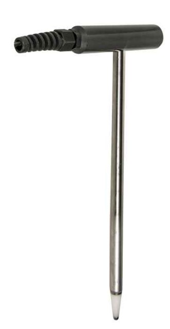Conductivity probe VPT70 / 1 for soil measurements, 10μS ... 50 mS, BNC / temperature sensor, 1.5 m cable