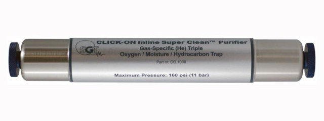 Trap, SGT Click-On,  Complete Helium Specific Gas, Filter Kit, 1/4" SS