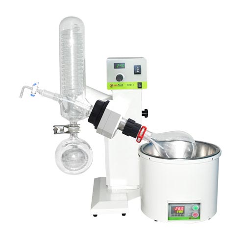 EV400VAC-V Rotary Evaporator - Motorized vertical lift - Vertical condenser - 230°C - 300r