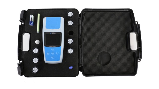 Waterproof Turbidity Meter TN400, range 0-1000 NTU, 4 calibration standards