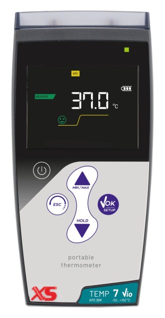 Temp 7 NTC Portable thermometer for NTC probe, without NT7L probe