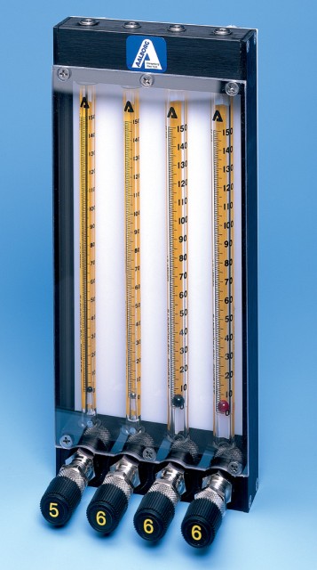TWO TUBE METERS, 150 mm,  End fitting material 316SS, Valve MFV, 1/8"FNTP