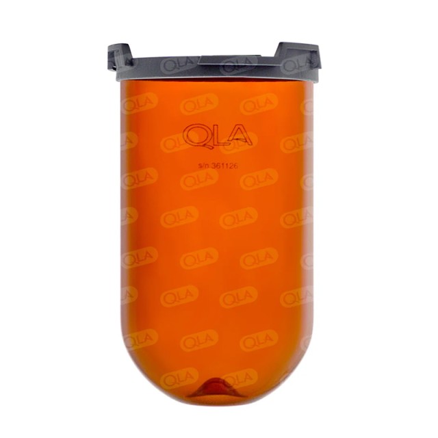 1000mL Amber Glass Apex Vessel for Sotax Xtend, Serialized