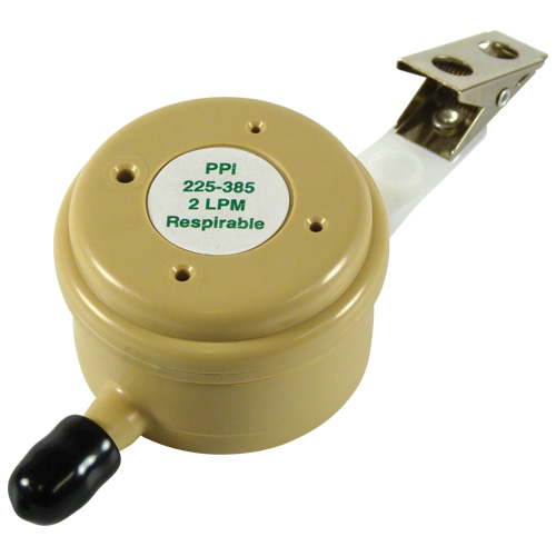 Preloaded Disposable Respirable PPI (gold), 2 L/min, plastic, one time use.