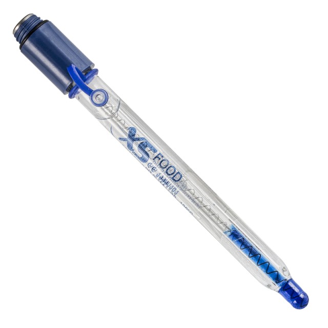 Glass pH electrode FOOD, 3× ceramic diaphragm, S7 connector
