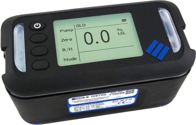 Gasurveyor 700 portable gas detector - PPM / LEL / Volume (CH4 & H2) + Pipeline Gas Test (PGT), Rechargeable