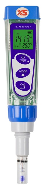 PC 5 tester kit, incl.  1 extra cap for calibration, pH 4 and pH 7 buffers, storage solution and 1413 µS conductivity standard
