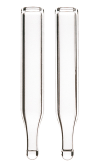 200 ul, 6 x 31 mm clear glass insert without polymer feet, 100 pcs