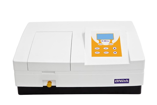 V-10 Plus Spectrophotometer, including 4 optical glass cells
