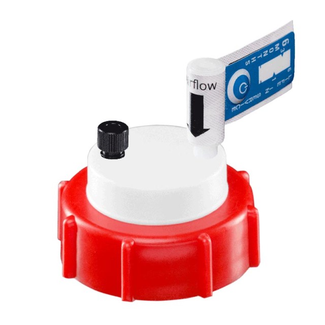 Bezpečnostní uzávěr VISION pro eluent  preparativní,  (4mm) se 2 porty