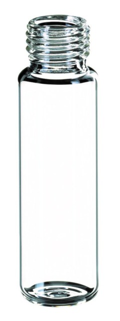 20ml Clear vial, 22.5 x 75mm 18 mm screw, rounded bottom, 100pcs