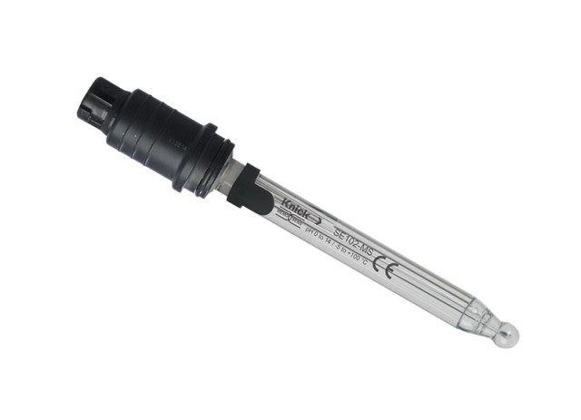 SE 102-MS - laboratorní pH elektroda s teplotním čidlem 110 mm, konektor Memosens