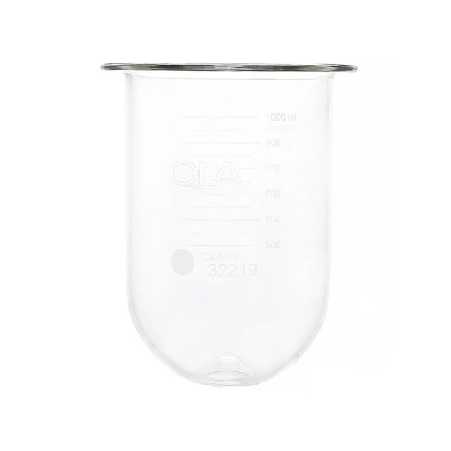 1000mL Clear Glass Apex Vessel for Agilent/VanKel/Varian, Serialized